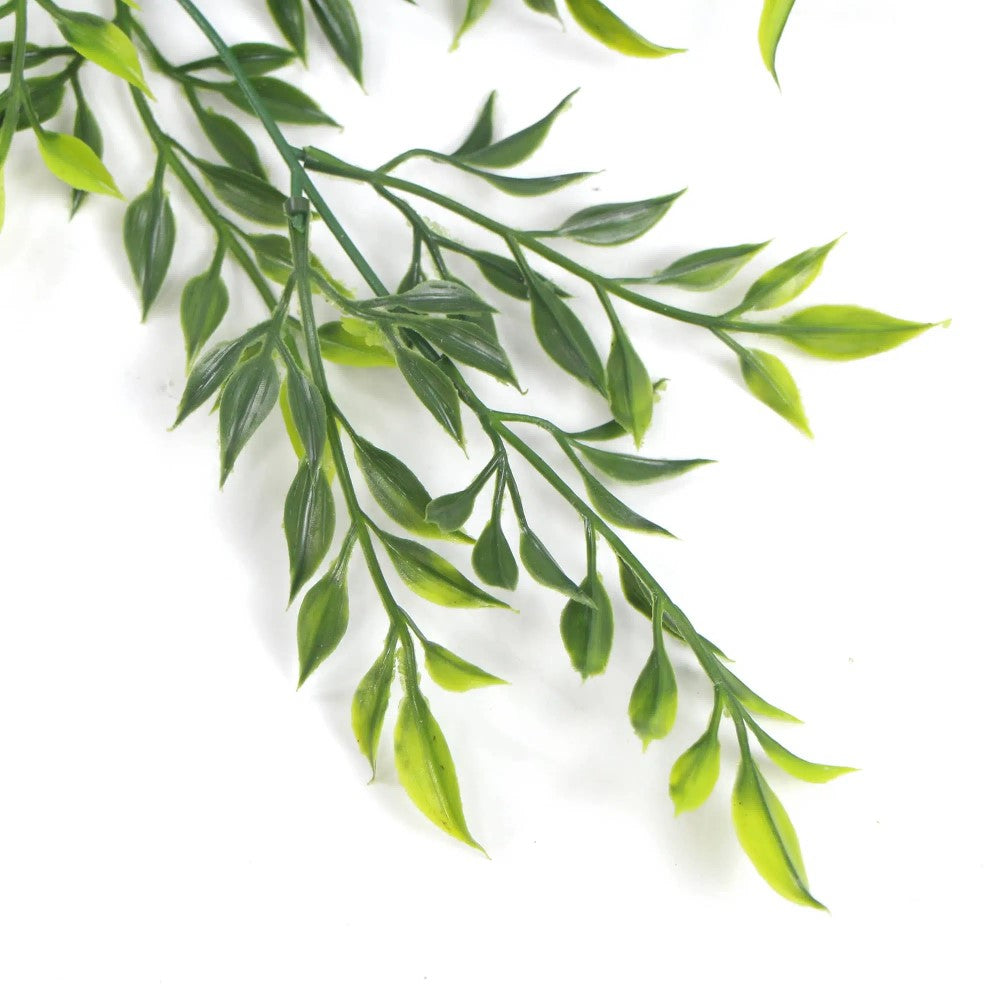 Artificial Hanging UV Resistant Ruscus Leaf Plant 130cms