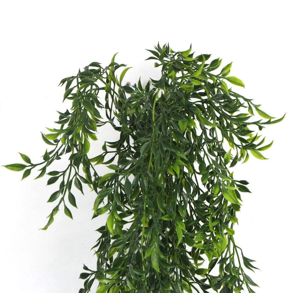 Artificial Hanging UV Resistant Ruscus Leaf Plant 130cms