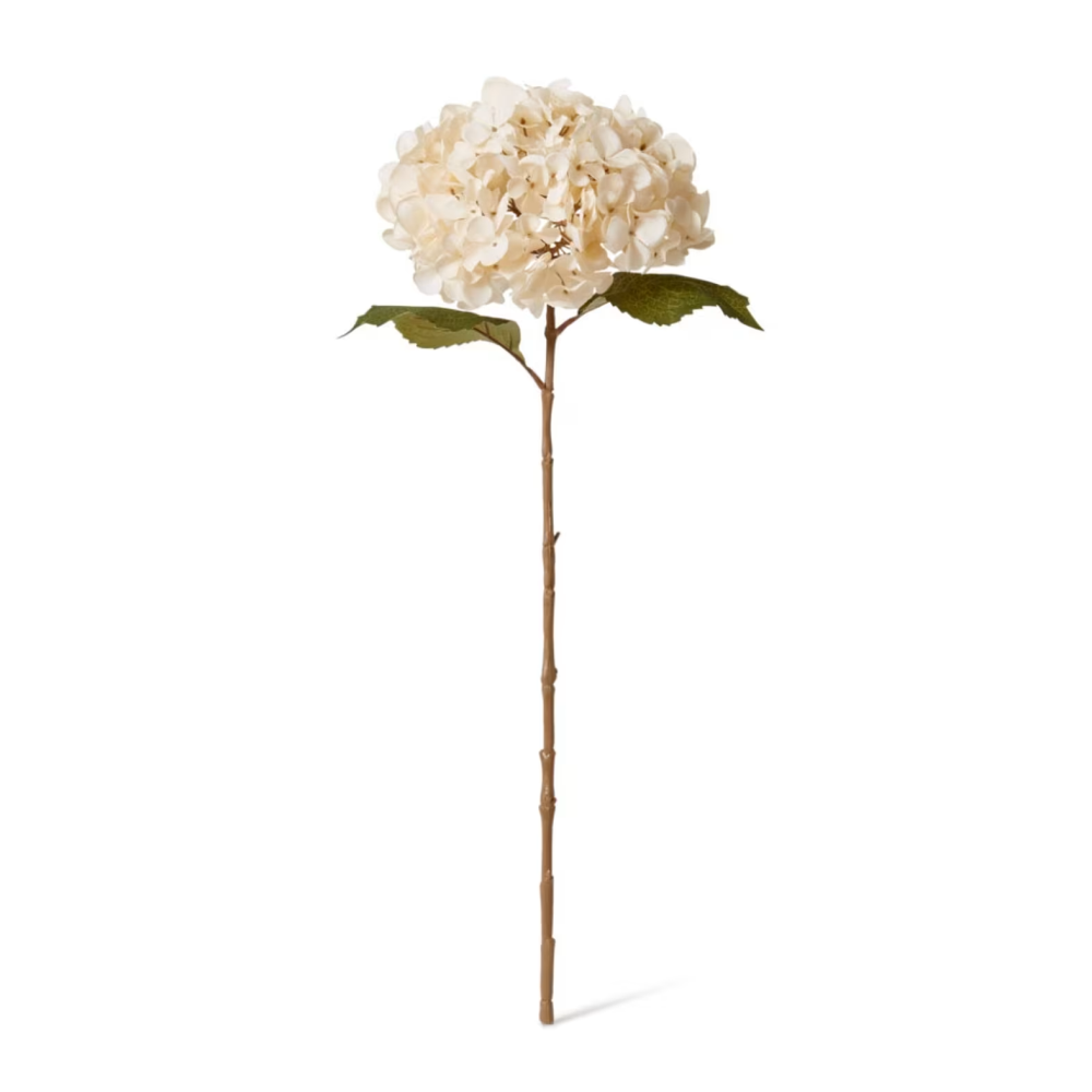 Artificial Hydrangea Decor Stem - Ivory - 63cms