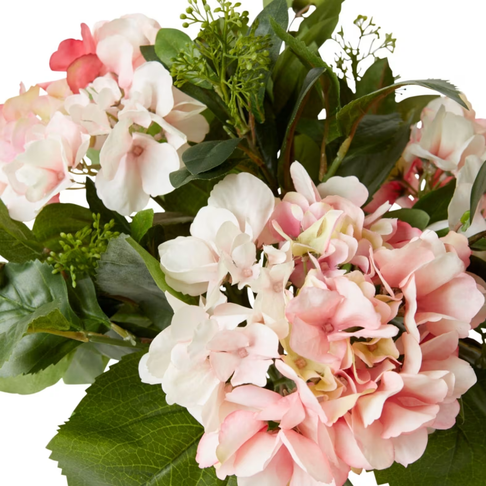 Artificial Hydrangea Berry Mix in Allira Vase - 33cms
