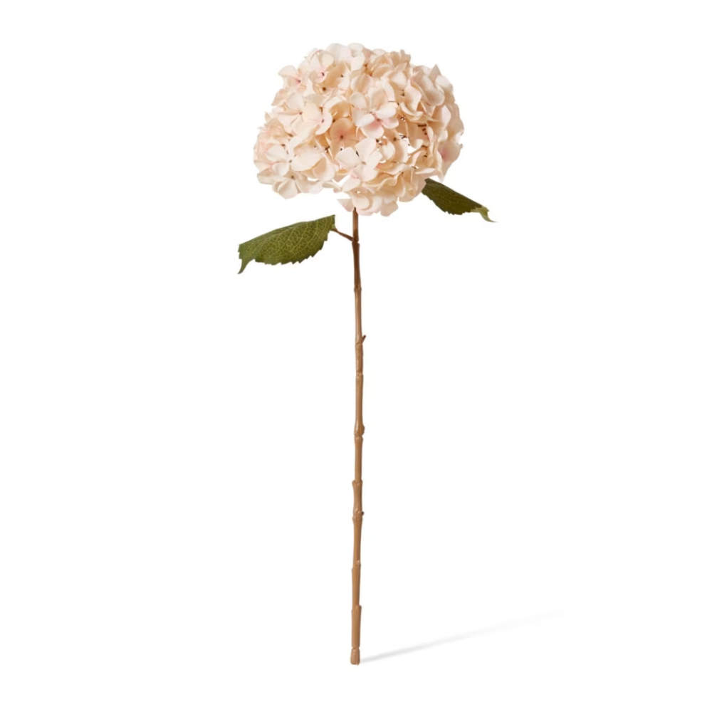Artificial Hydrangea Decor Stem - Nude Pink - 63cms