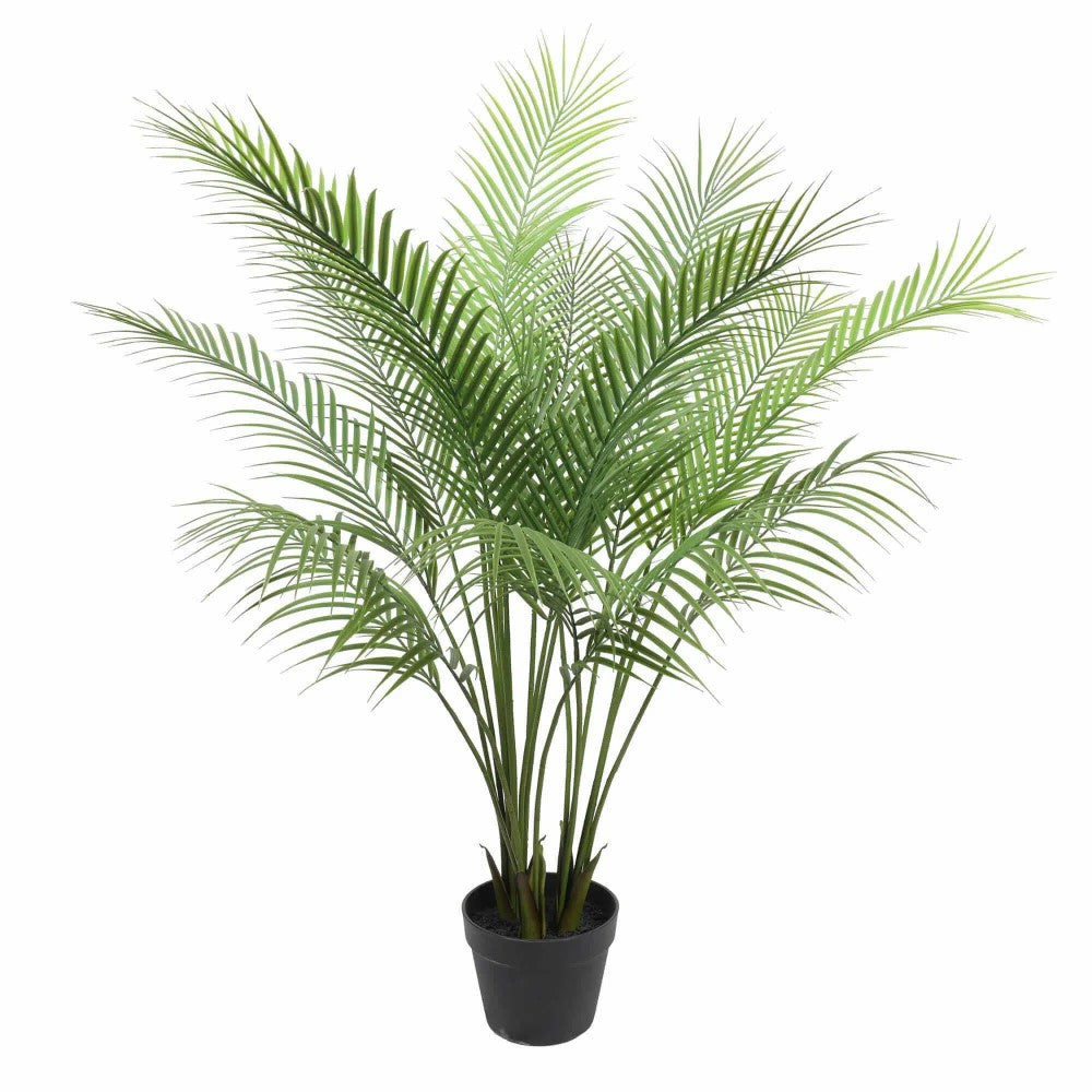 Artificial Modern Bushy Areca Fern Tree 120cms