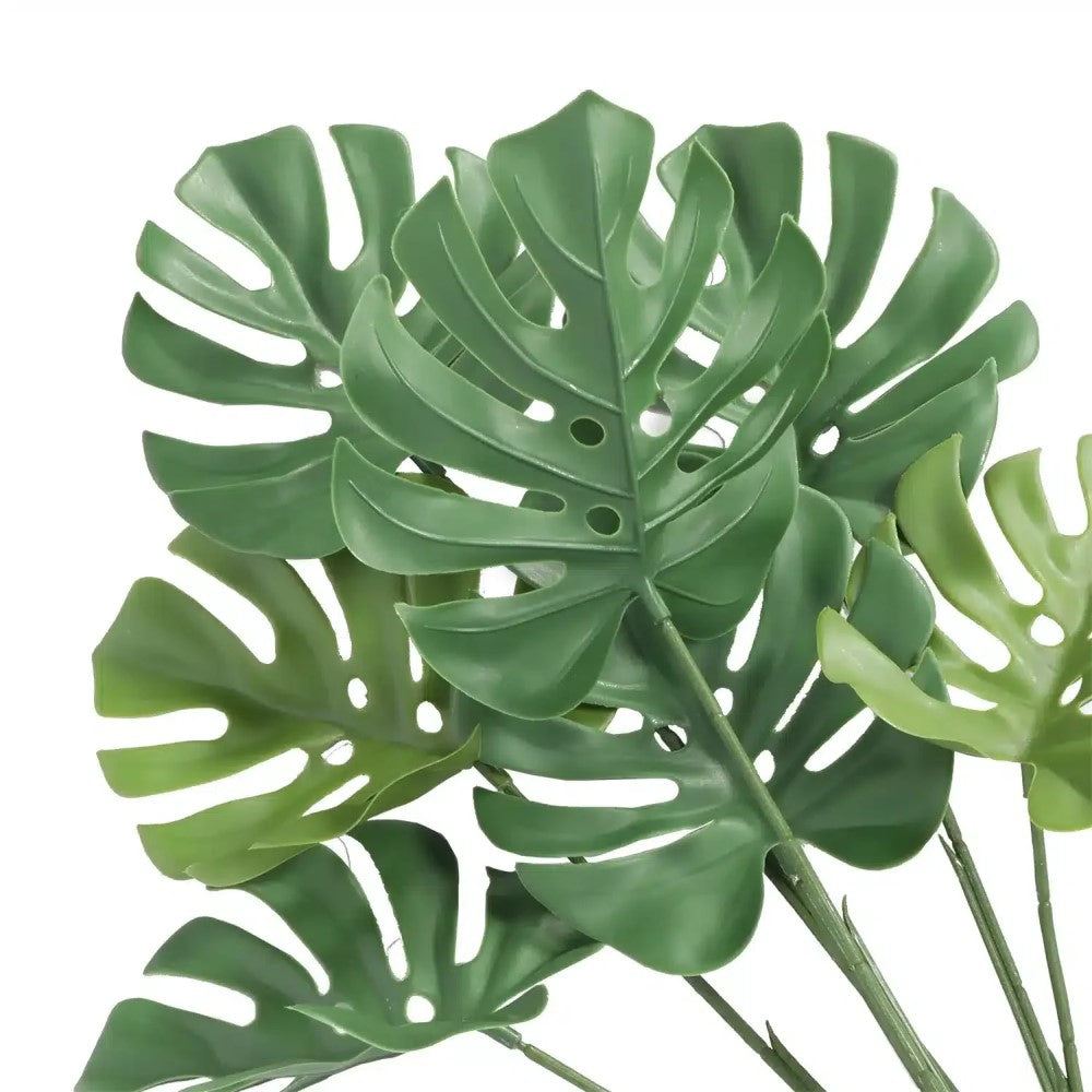 Artificial Monstera Split Leaf Philodendron Plant Stem 60cms