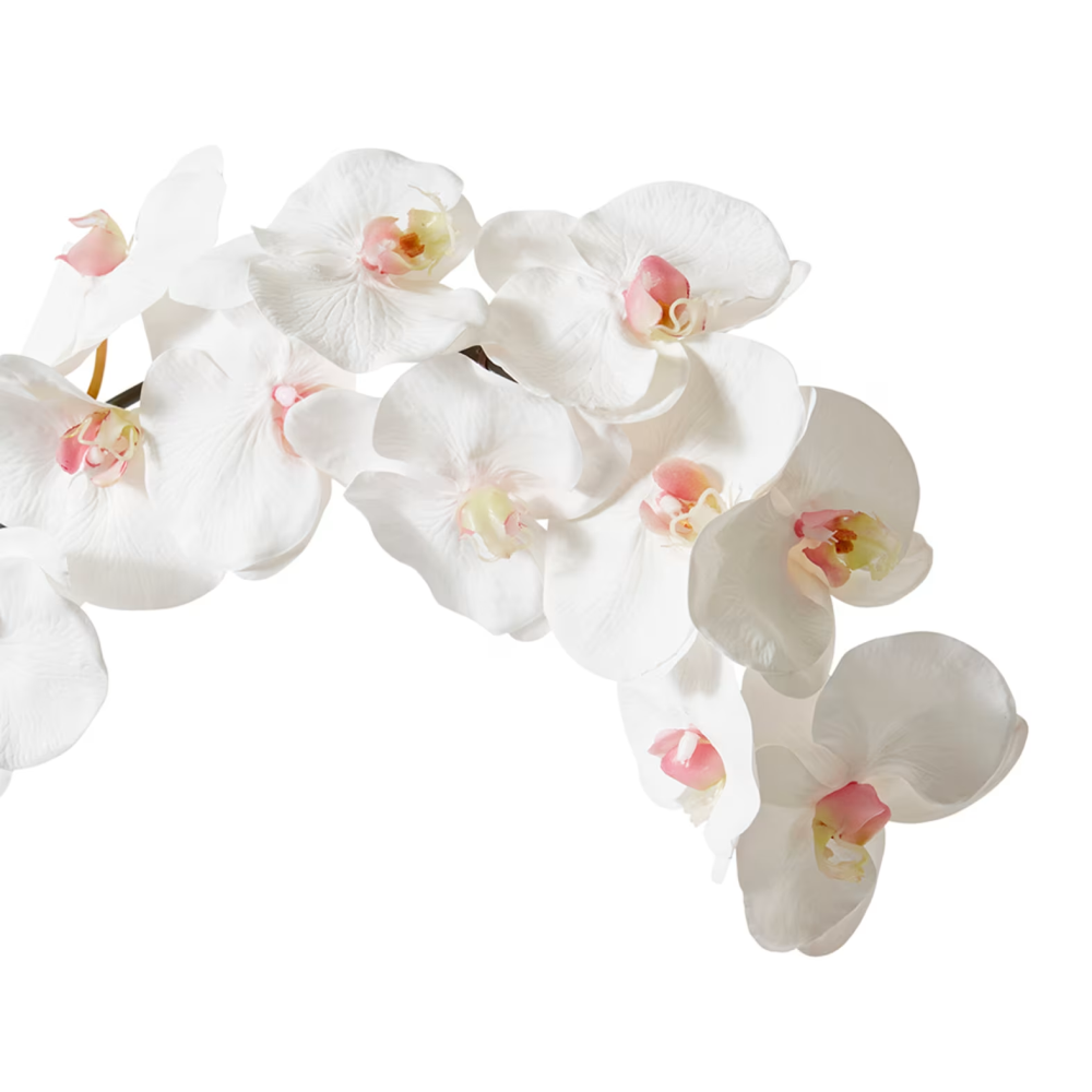 Artificial Phalaenopsis Orchid Decor Stem - Pink/White - 112cms