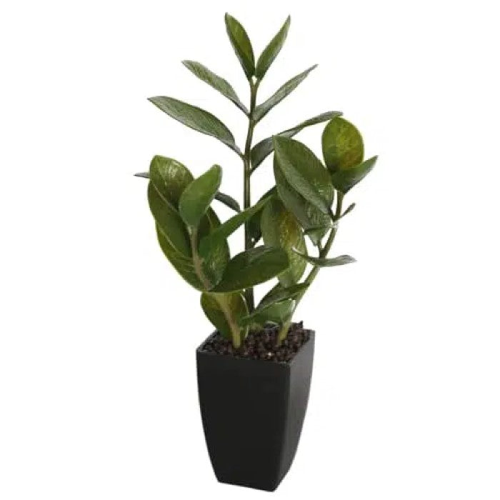 Artificial Potted Green Zanzibar Plant 46cms