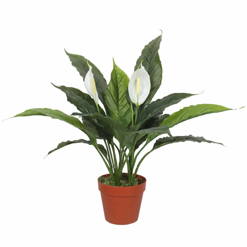 Artificial Spathiphyllum Peace Lily Plant 60cms