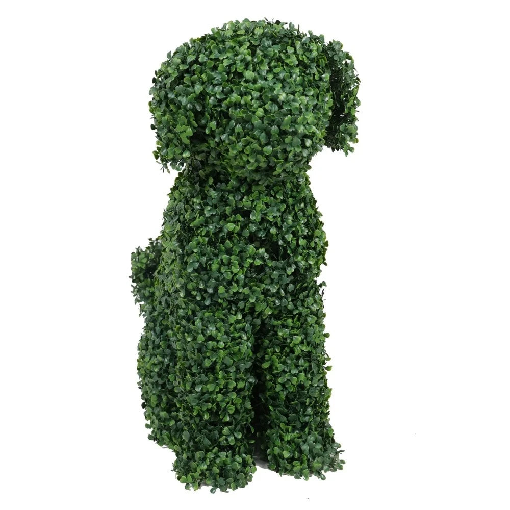 Artificial UV Resistant Boxwood Topiary Dog 60cms