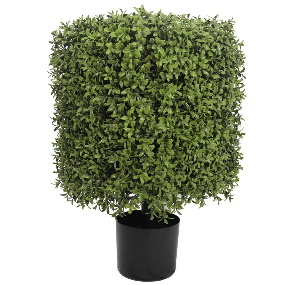 Artificial UV Resistant Square Topiary Plant 55cms