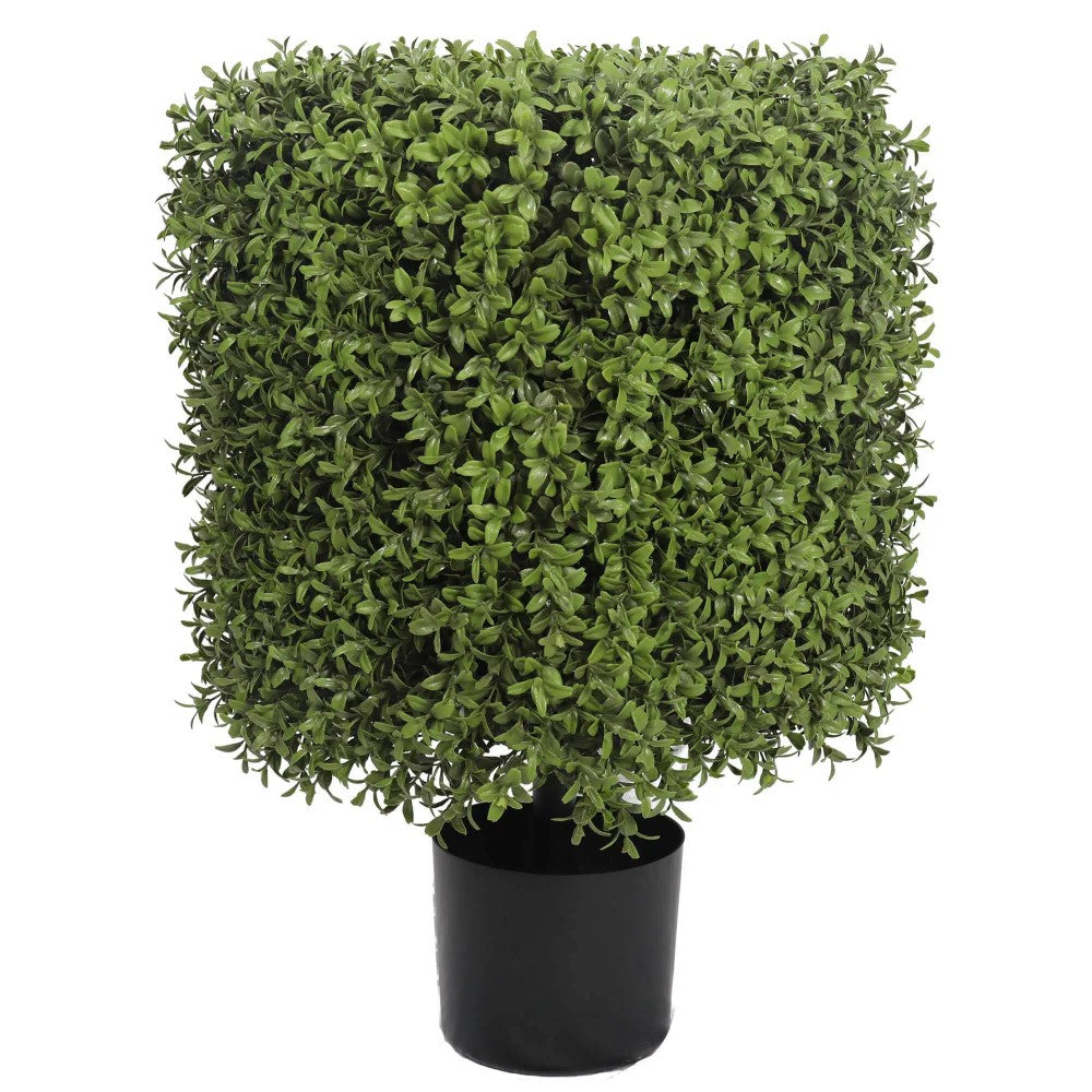 Artificial UV Resistant Square Topiary Plant 55cms