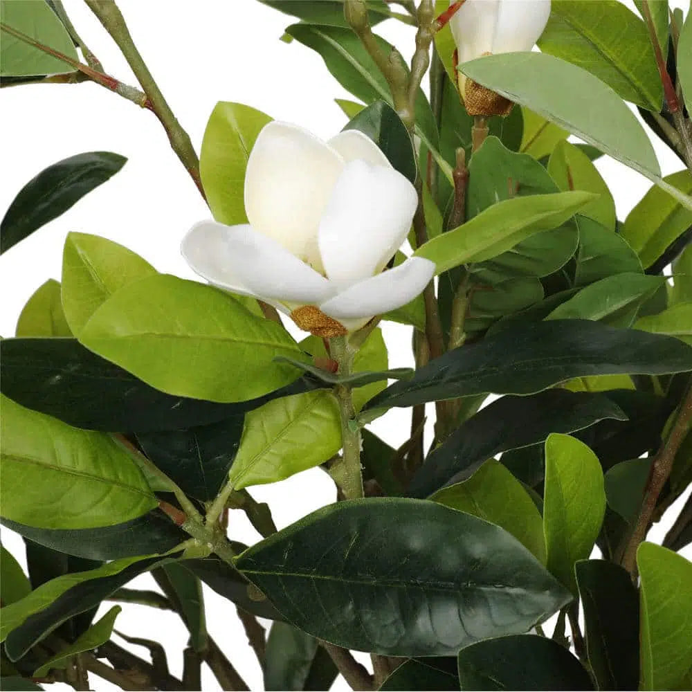 Artificial White Flowering Magnolia Tree 130cms