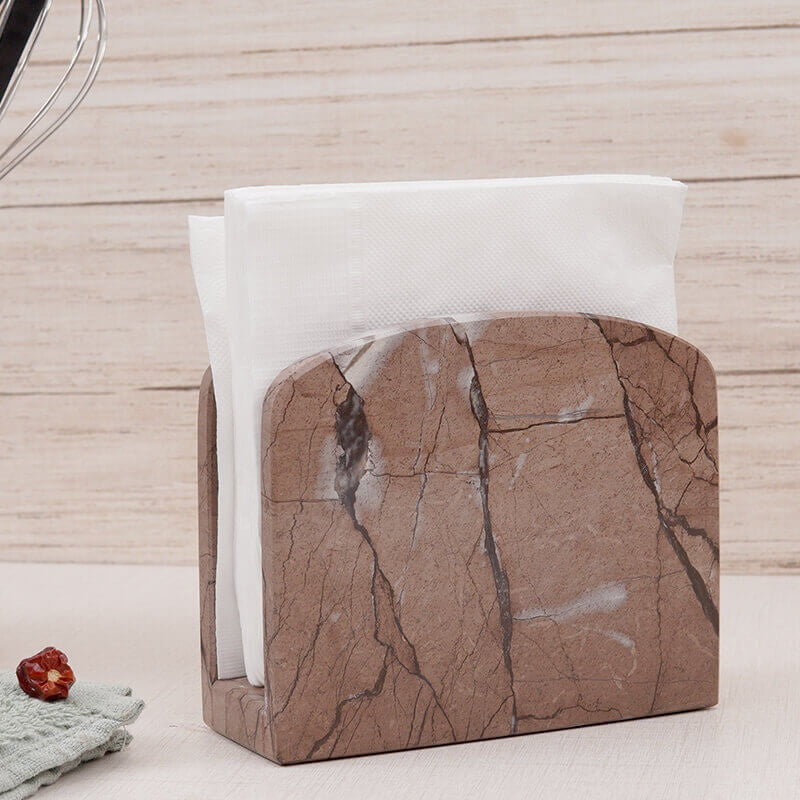 Artisan Handmade Marble Napkin Holder (Available in 5 Colors)