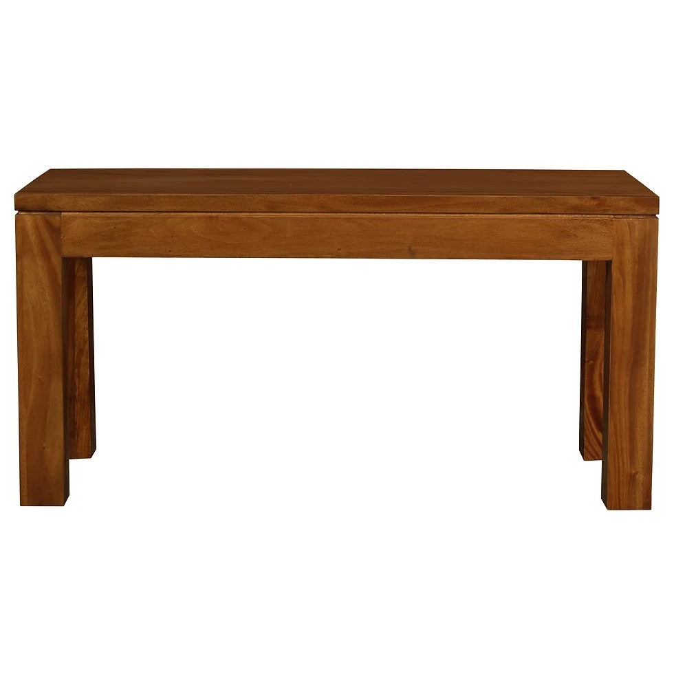 Artisan Solid Mahogany Bench (Small) - Light Brown
