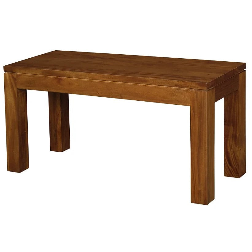Artisan Solid Mahogany Bench (Small) - Light Brown