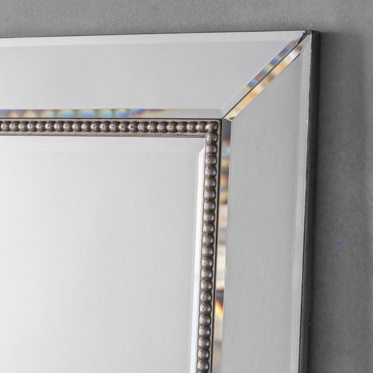 Artisanal Allure Beads Beveled Wall Mirror 110cms