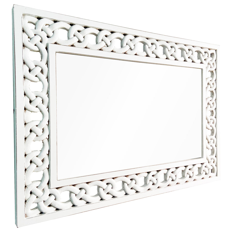 Artisanal Braid Wall Mirror 85cms