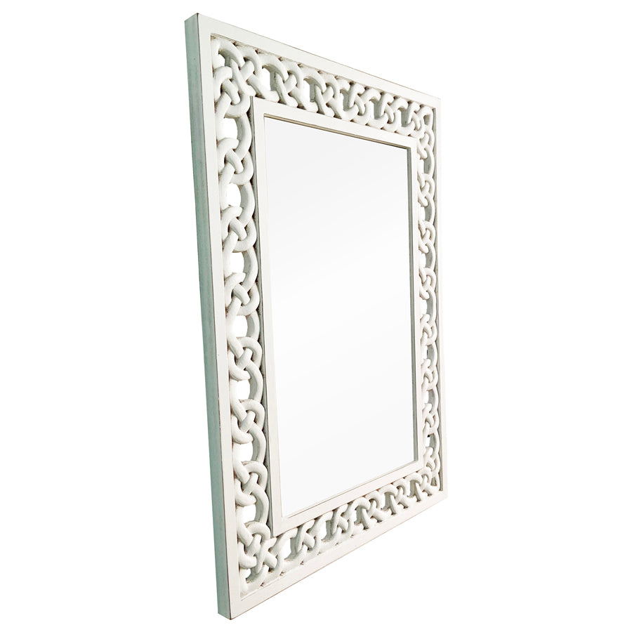 Artisanal Braid Wall Mirror 85cms