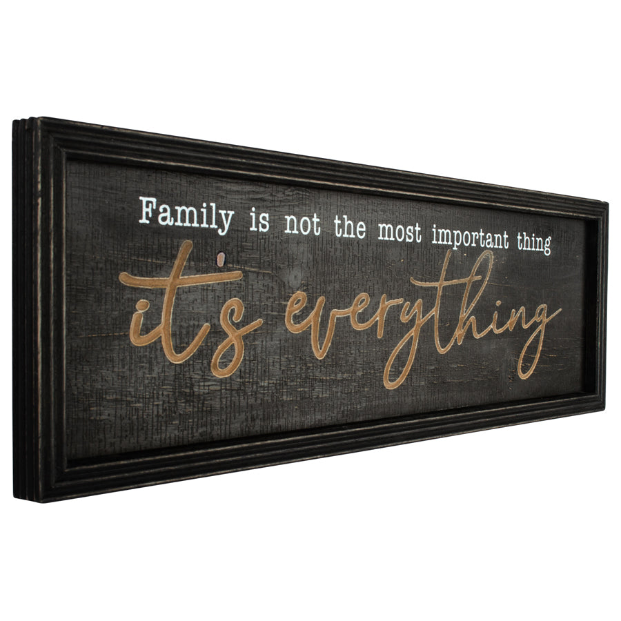 Artisanal 'Family is Everything' Wall Decor 60cms