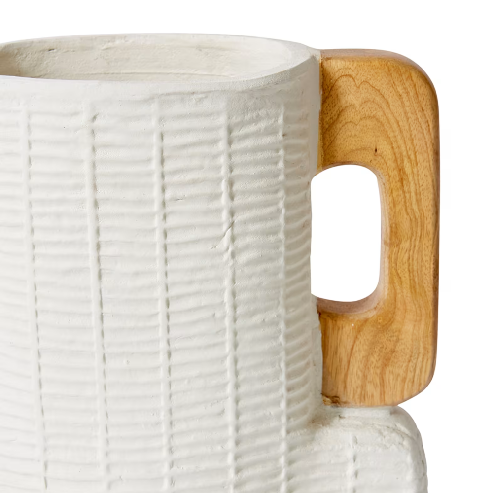 Artisanal Craftsmanship Jafar Vessel with 2 Handles