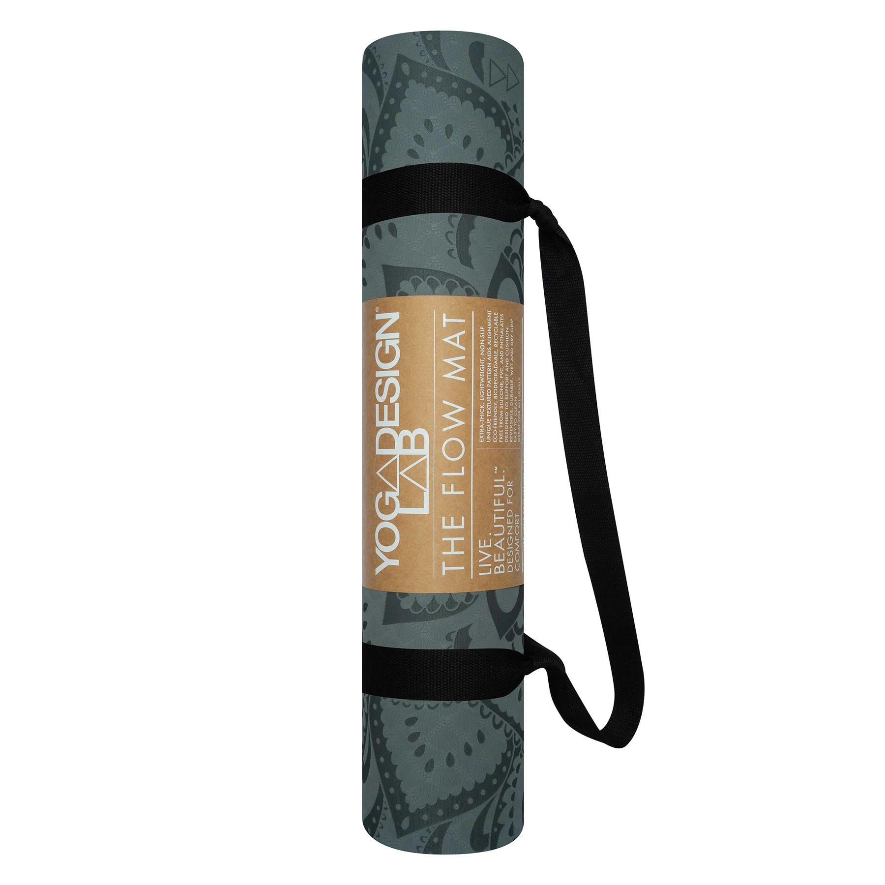 Artistic Design Lab Combo Yoga Mat 6mm - Mandala Charcoal