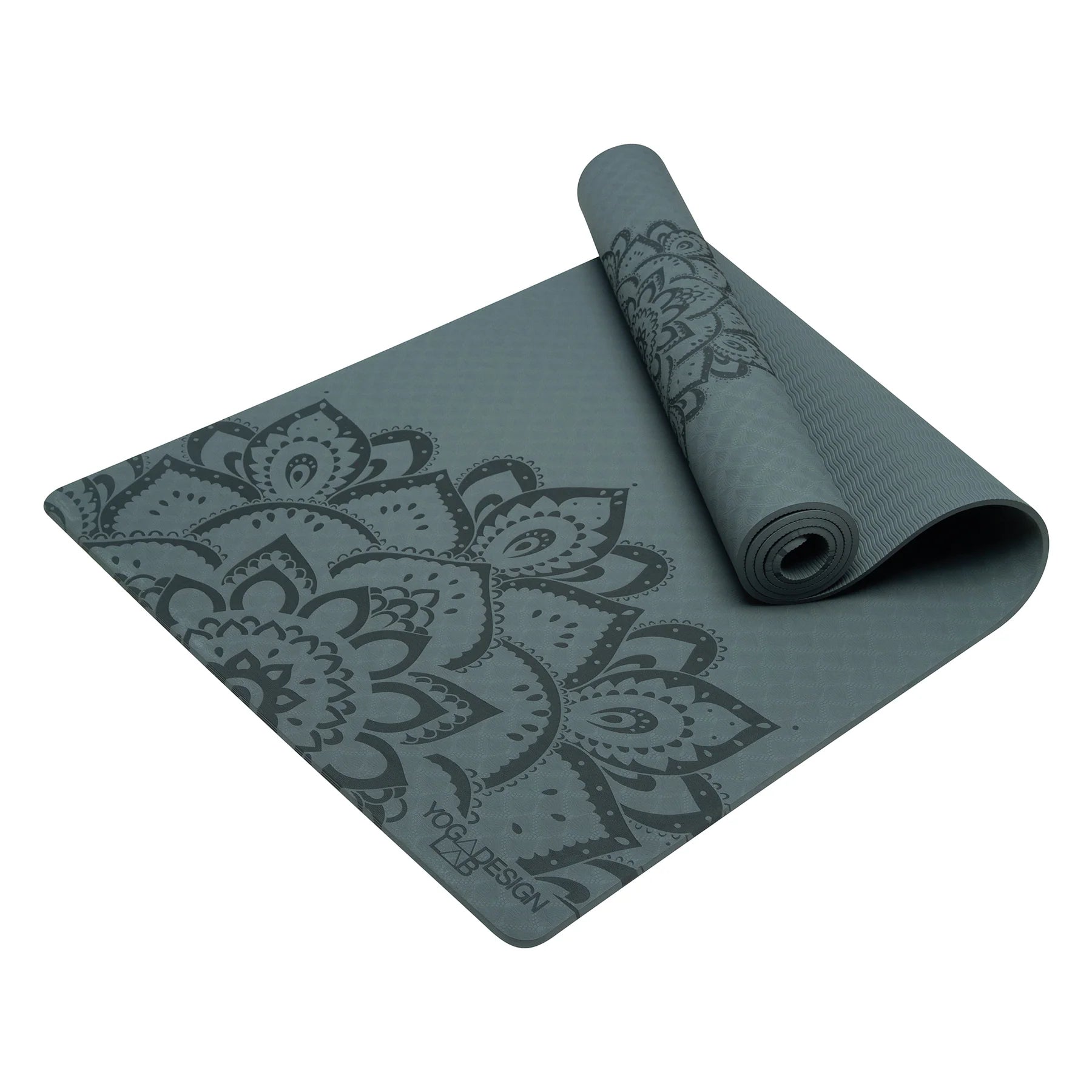 Artistic Design Lab Combo Yoga Mat 6mm - Mandala Charcoal