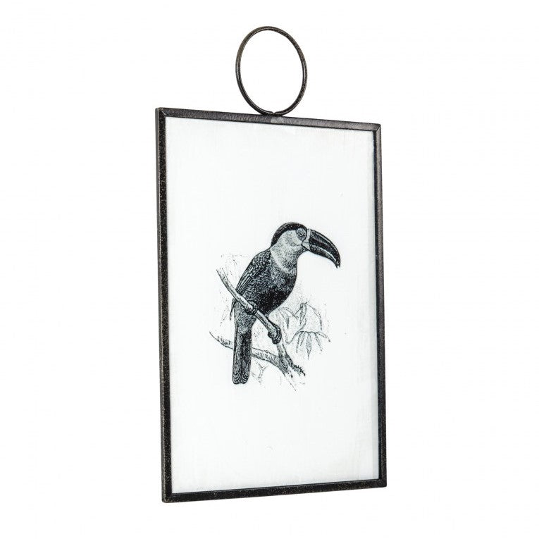 Artistry in Exotic Birds 2 Framed Hanging Set