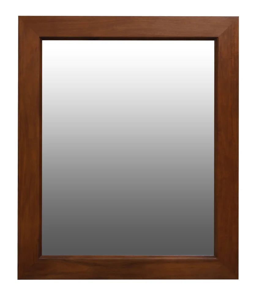 Ascot Handcrafted Timber Framed Mirror - Mahogany