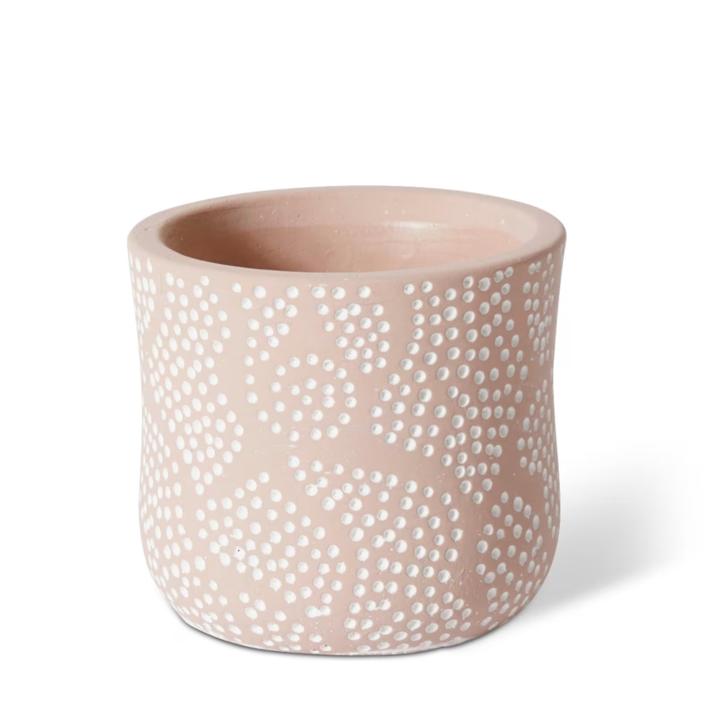 Attractive Dotted Gianna Pot - Pink - Available in 3 Sizes