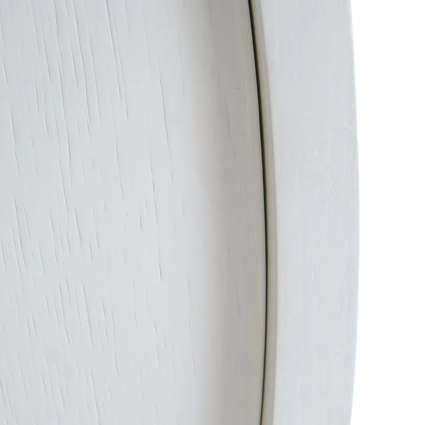 Aurora Wooden Round Coffee Table - White