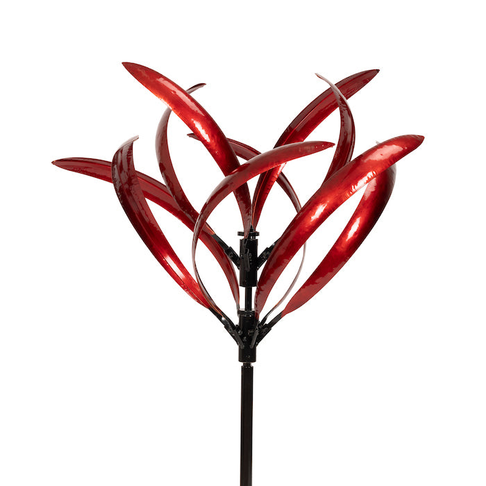 Australian Flora Garden Wind Spinner - Red