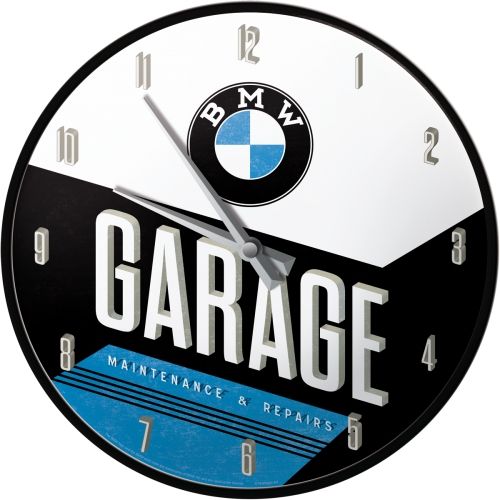 BMW Garage Nostalgic-Art Wall Clock 30cm