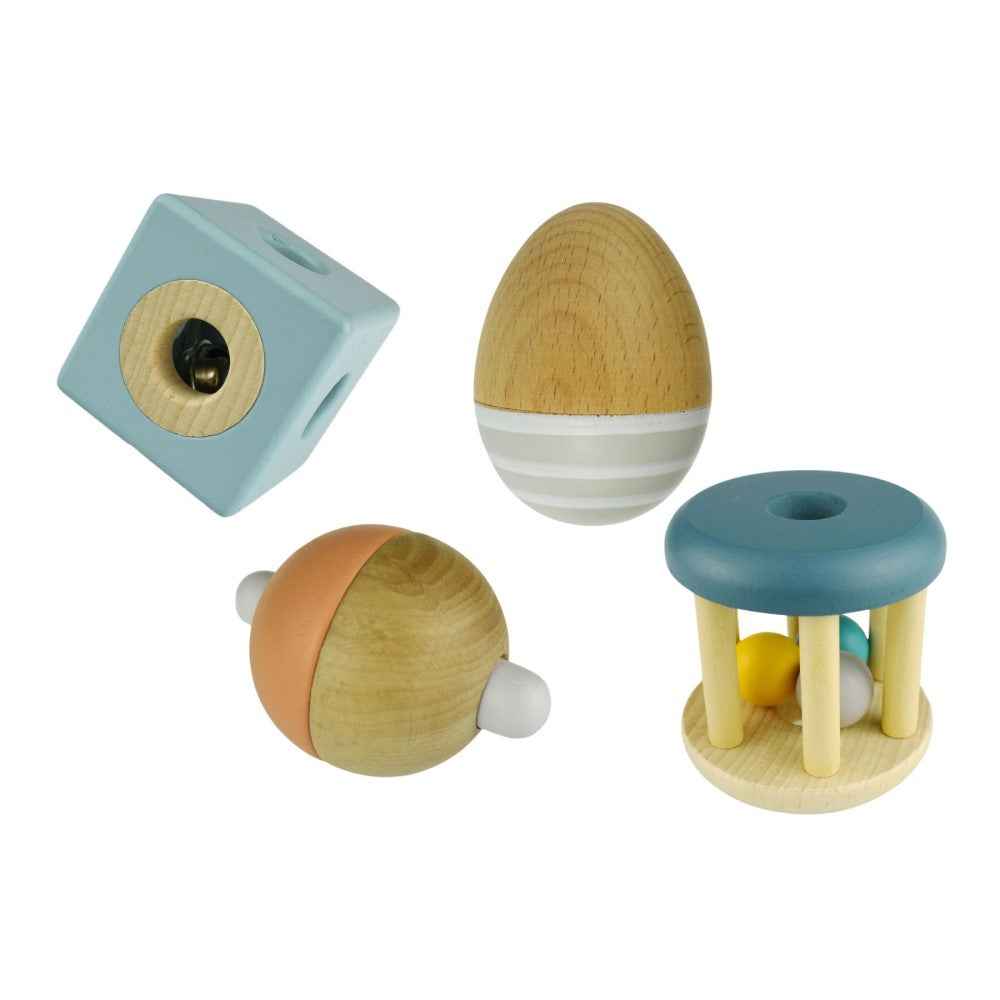 4 Pcs Infants Wooden Music Toys Gift Pack