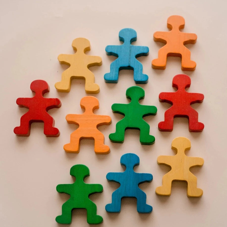 Balancing Rainbow People Activity