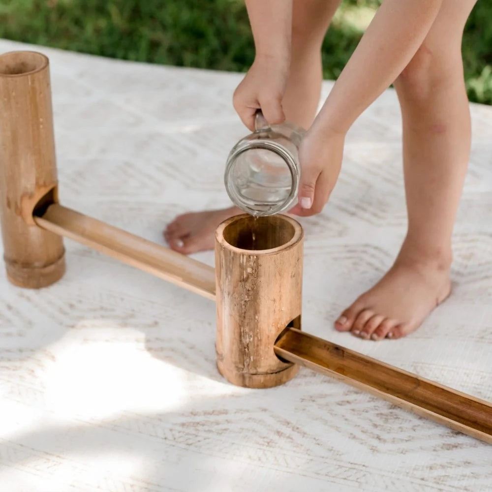 Bamboo Roll Ball Track Activity Set