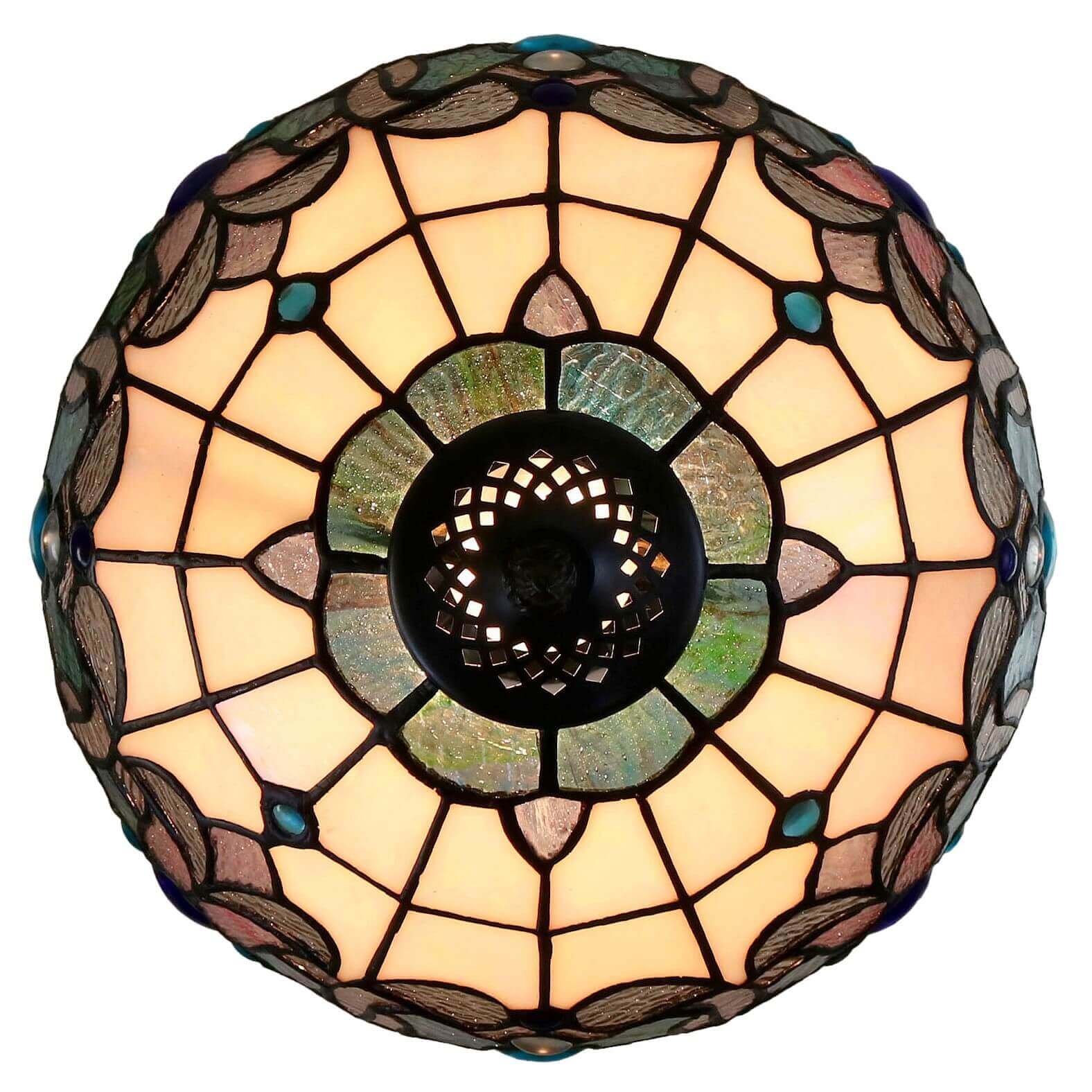 Beaded Ornament Tiffany Stained Glass Table Lamp (Available in 3 Sizes)