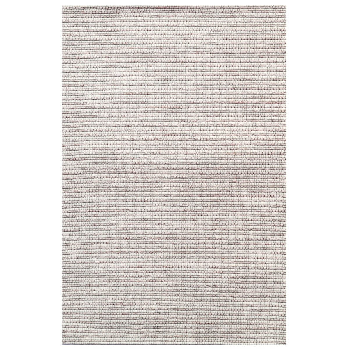 Beads Pattern Handmade Woollen Rug - Beige (Available in 4 Sizes)
