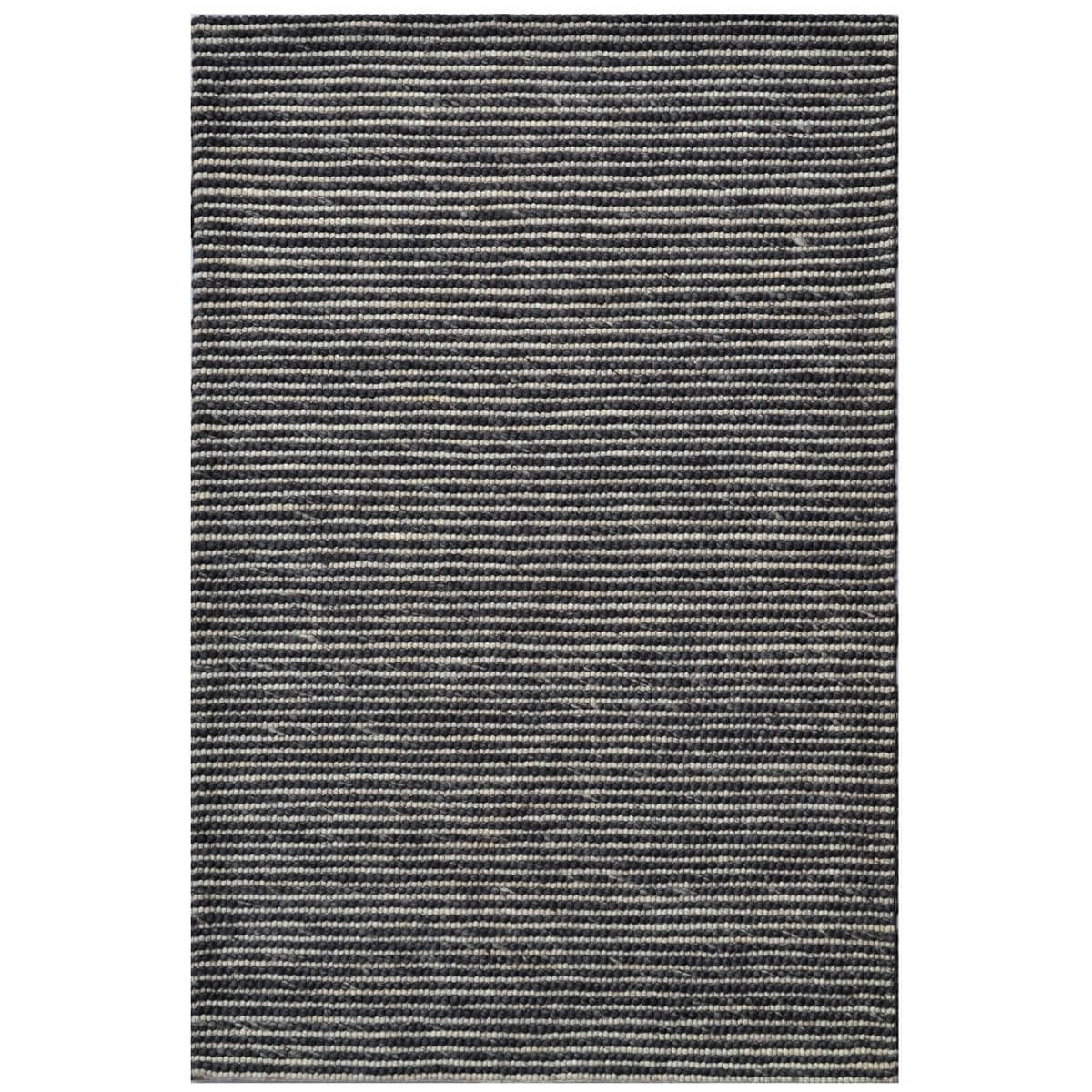 Beads Pattern Handmade Woollen Rug - Charcoal (Available in 4 Sizes)