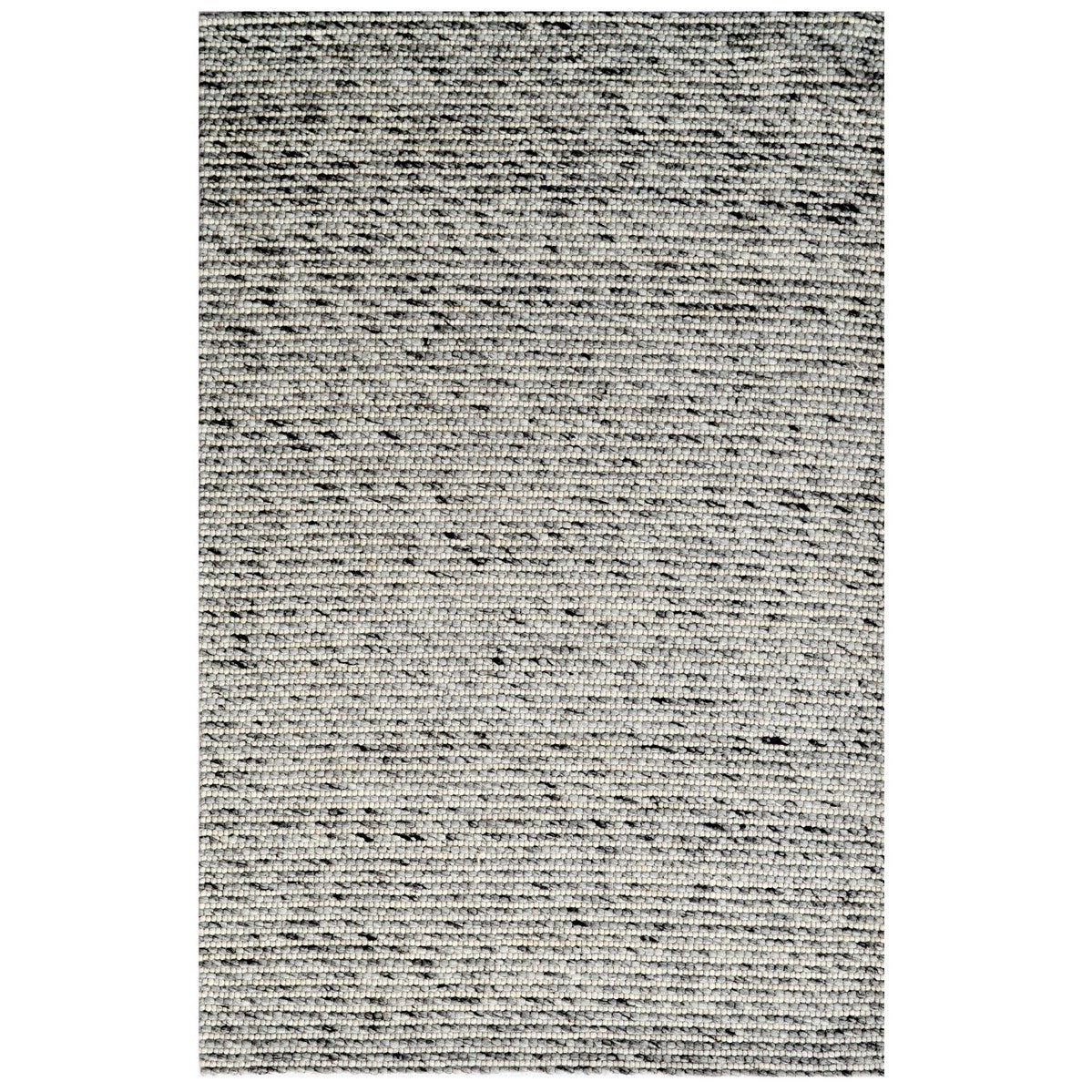 Beads Pattern Handmade Woollen Rug - Grey (Available in 4 Sizes)