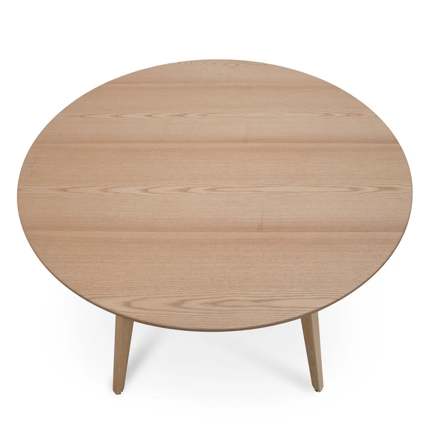 Beautiful Round Dining Table 100cms - Natural