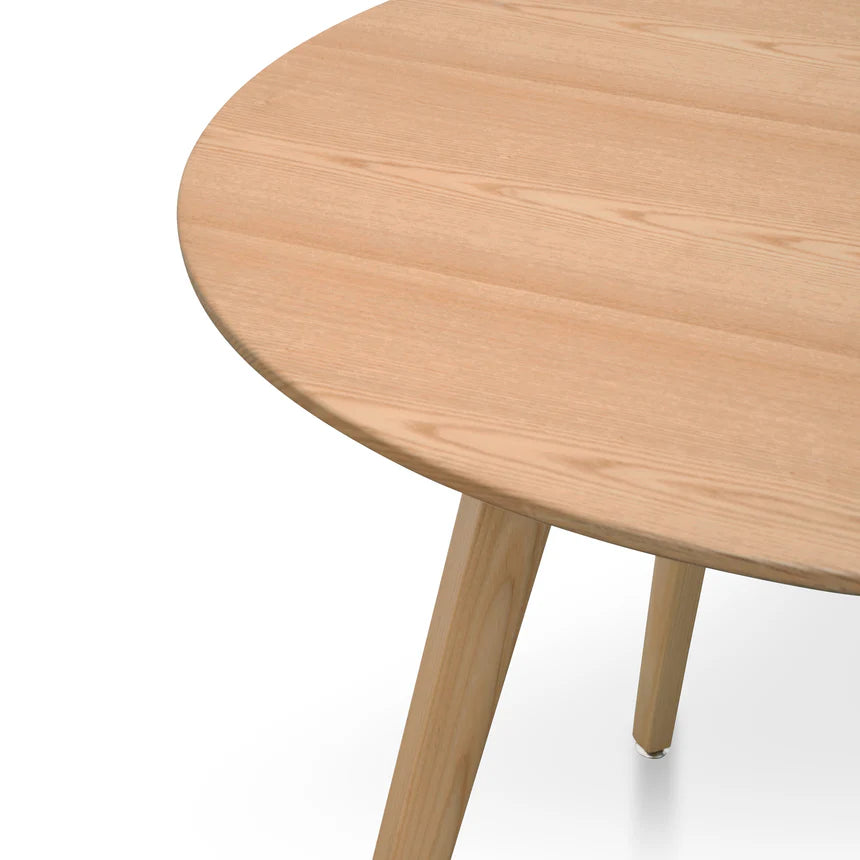 Beautiful Round Dining Table 100cms - Natural