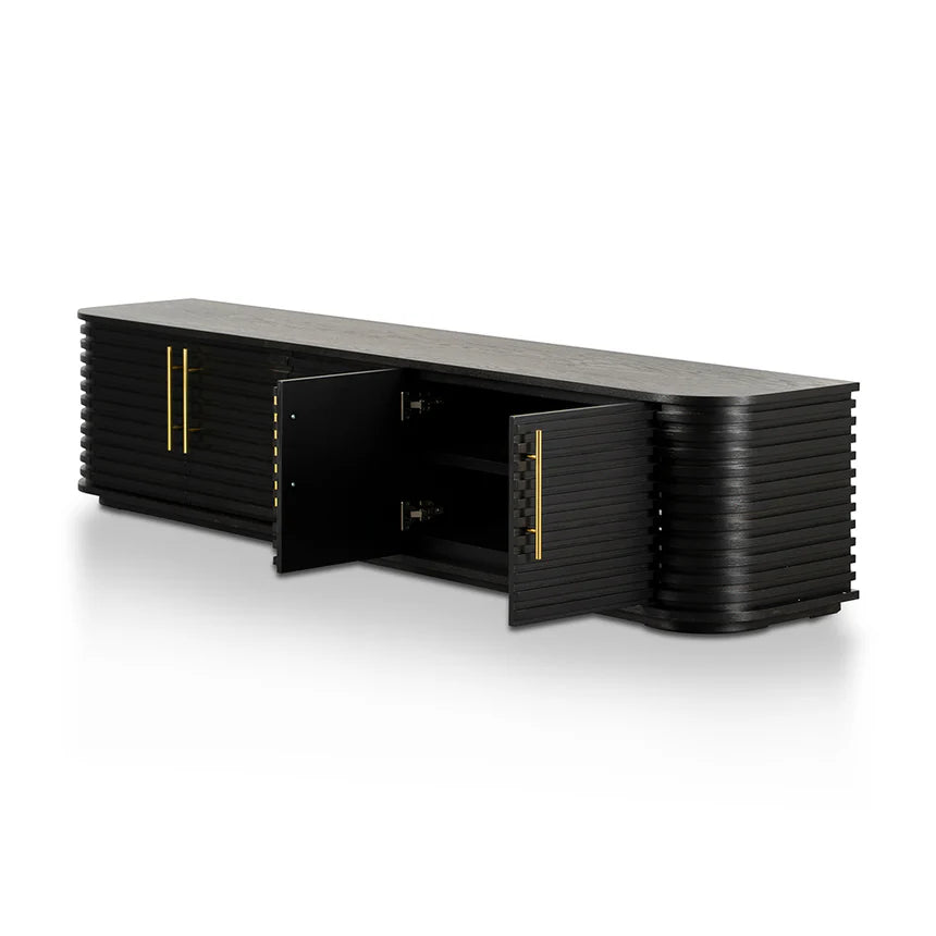 Beautiful TV Entertainment Unit - Black 230cms
