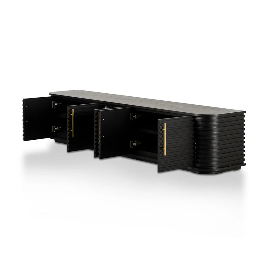 Beautiful TV Entertainment Unit - Black 230cms