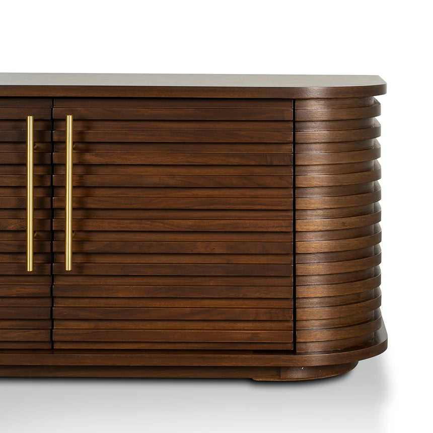 Beautiful TV Entertainment Unit - Walnut 230cms