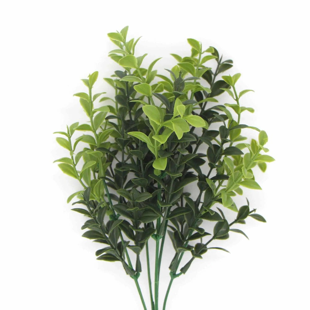 Beauty Artificial UV Rounded Boxwood Stem 30cms