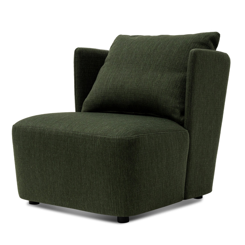 Beauty Fabric Armchair - Fir Green