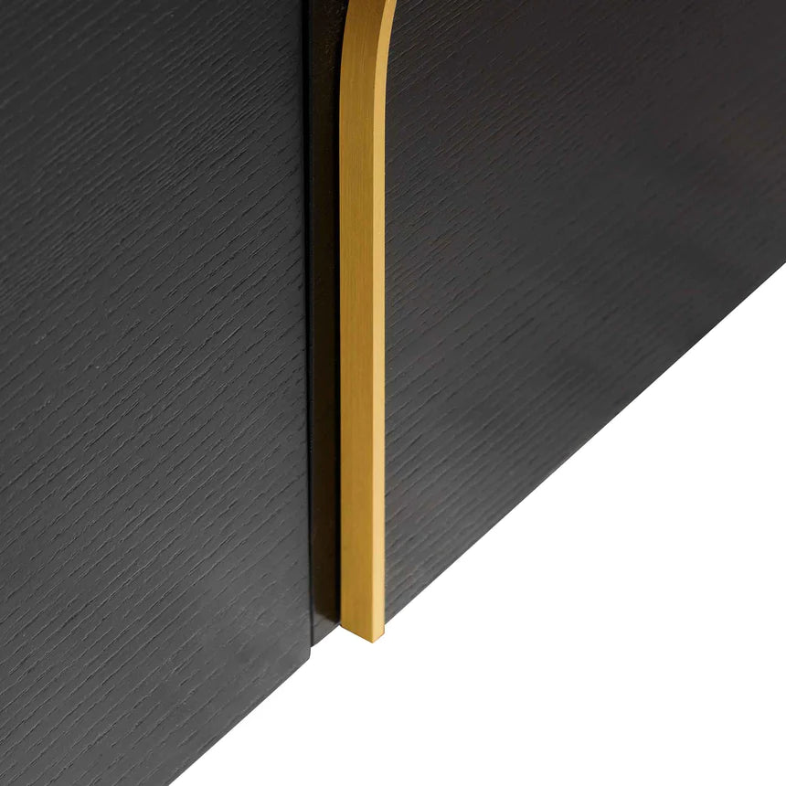 Belle Boutique Side Table 200cms - Black