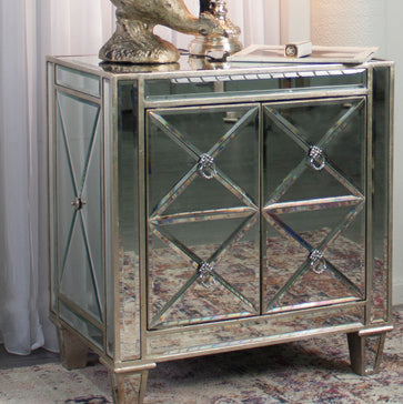 Bentley Mirrored Bedside Table