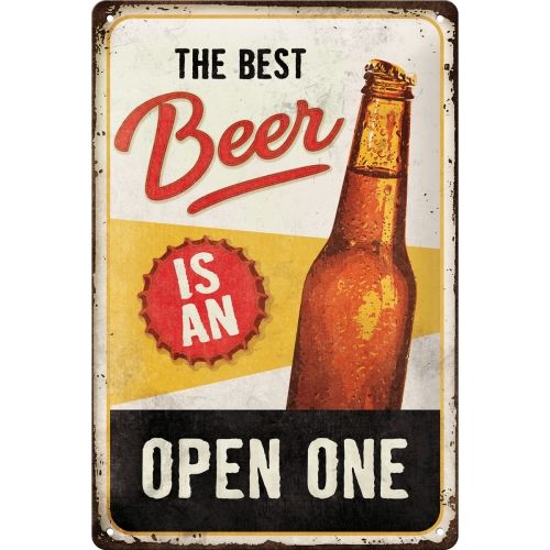 Best Beer Is an Open One Special Edition - Sign Board 20 x 30cm