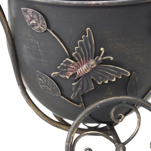Bicycle Pot Planter With Butterfly 46cms
