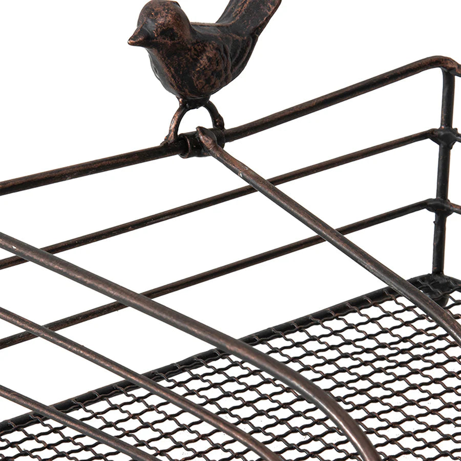 Bird Sitting Metal Napkin Holder