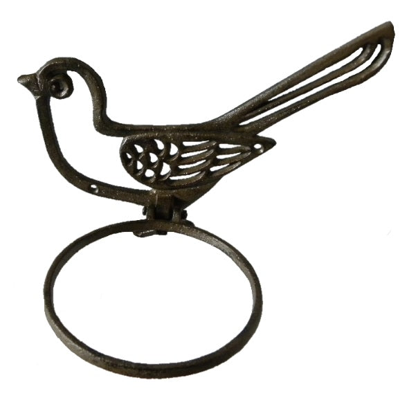 Bird With Ring Wall Hanging Plant Pot Stand